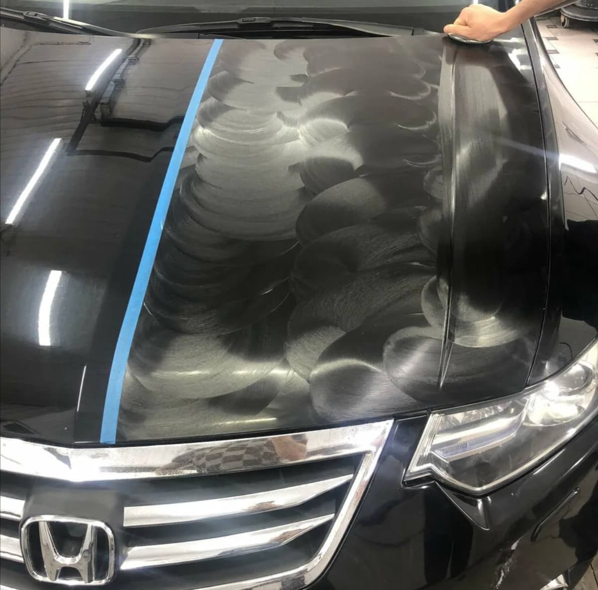 Нанесение твердого воска - работа 2